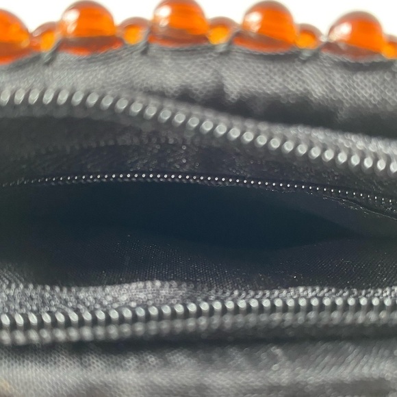 HANDMADE Wood & Bead African Inspired Wallet Brown Pink & Tan\Natural Unique - Picture 8 of 16